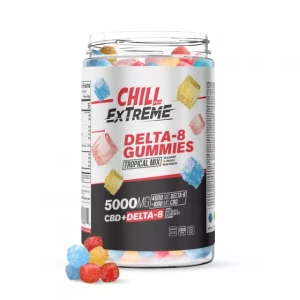 Chill Extreme Delta-8 Gummies Tropical Mix