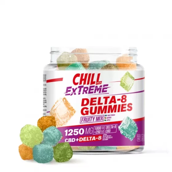 Chill Plus CBD Delta-8 Fruity Gummies Mix