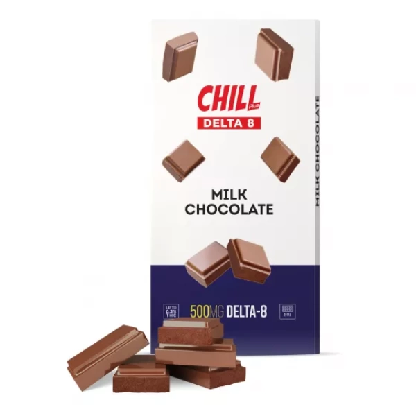 Chill Plus Delta-8 THC Milk Chocolate Bar