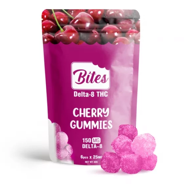 Delta-8 Bites Cherry Gummies